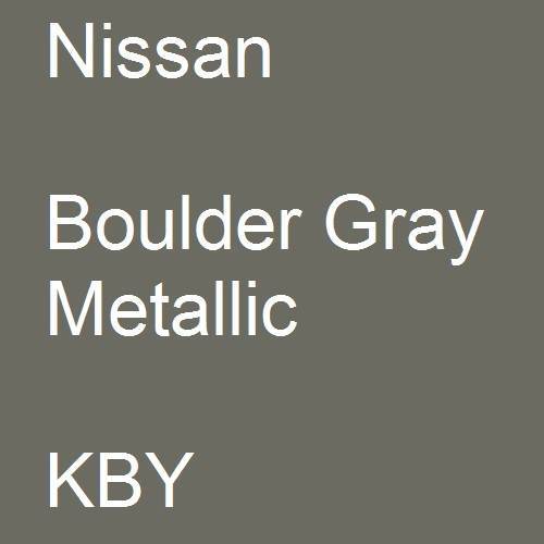 Nissan, Boulder Gray Metallic, KBY.